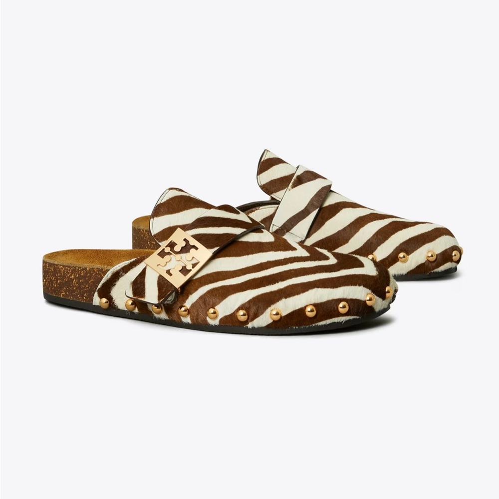 Zebra Print calf hair mule! New with dust bag/no box.